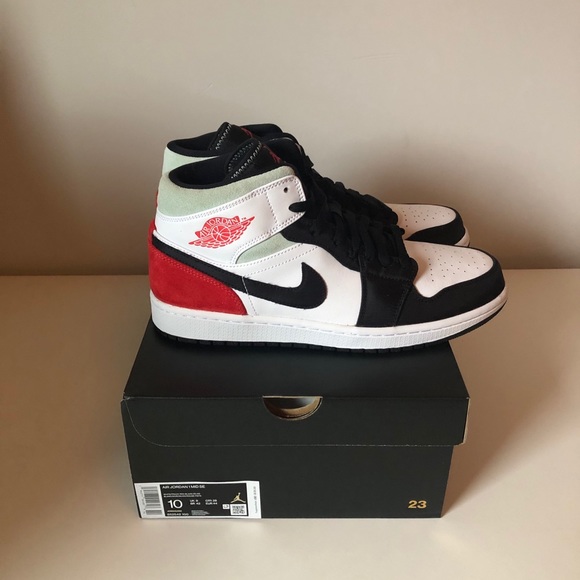 Jordan 1 Mid SE Union Black Toe - Picture 2 of 7